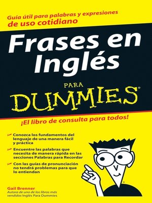 cover image of Frases en Ingles Para Dummies